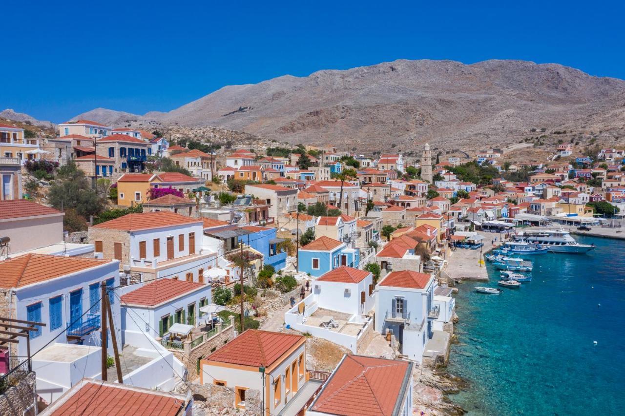 Villa Muse Clio Chalki Town Exterior foto